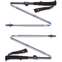 Black Diamond Trekking poles Distance FLZ, fitness equipment (grey, 1 pair, 140 cm)