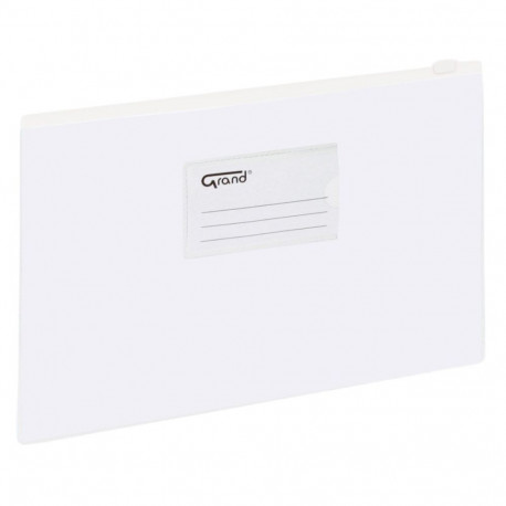 Kileümbrik A5 Zip kinnitusega läbipaistev