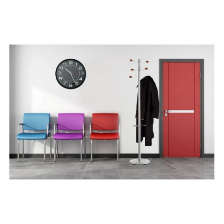 Wall clock UNILUX Mega 57.5cm black