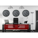 Wall clock UNILUX Mega 57.5cm black