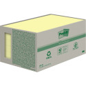 Märkmepaber 76x127mm POST-IT Recycled 655 kollane 6x100 lehte