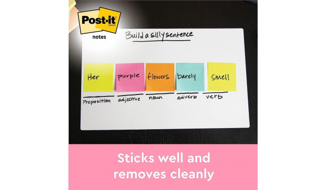 Märkmepaber 76x76mm POST-IT Z-notes R330 kollane 12x100 lehte