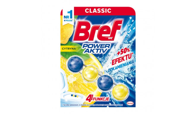 Toilet freshener BREF Power Aktiv, Lemon, 50g