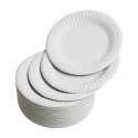 Papptaldrik 15cm valge 100tk pakis