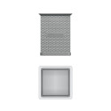 Pliiatsitops ERICH KRAUSE metallist kandiline 80x80x95mm hõbedane