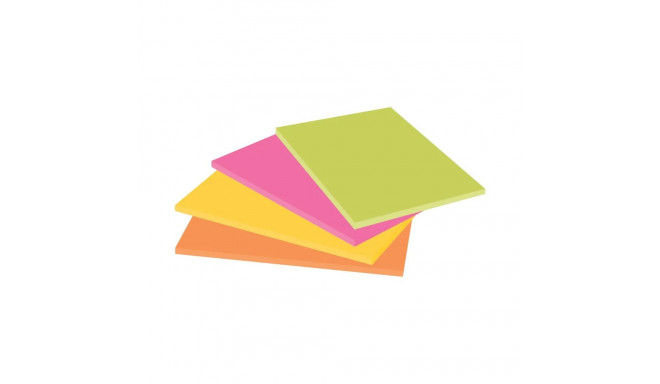 Note paper 101x152mm POST-IT 6445 Super Sticky 4 colors x45 sheets