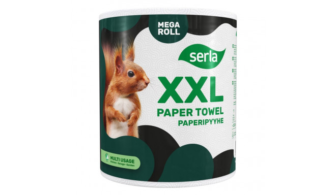 Majapidamispaber 2-kihiline SERLA Orava XXL valge