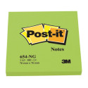 Wet paper 76x76mm POST-IT 654 neon green 100 sheets