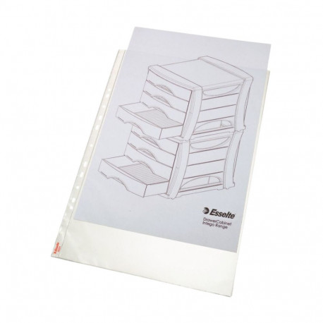 Kiletasku köidetav A3 ESSELTE 120mic vertikaalne ülevalt avatud matt 50tk