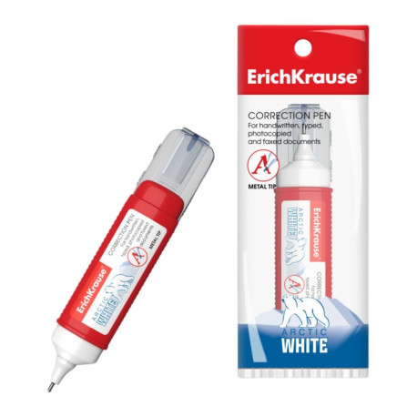 Korrektuurpliiats ERICH KRAUSE Arctic White 12ml