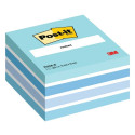 Note cube 76x76mm POST-IT 2028B blue pastel shades 450 sheets