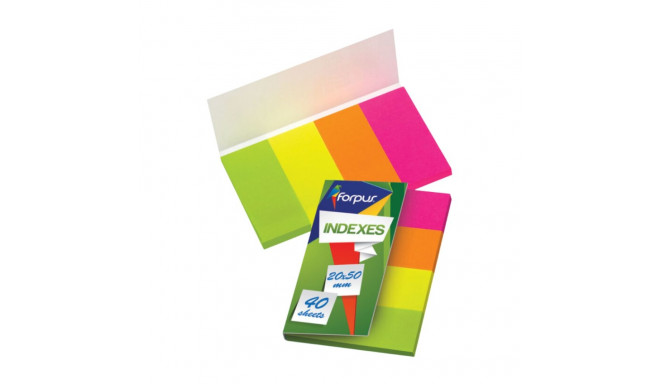 Järjehoidja paberist 20x50mm FORPUS 4 värvi