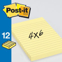 Note paper 102x152mm POST-IT T660 lined 100 sheets