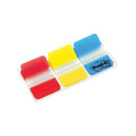 Post-it® Index Strong Filing Tabs, Medium, Blue, Red and Yellow, 25.4 mm x 38.1 mm, 66 Tabs/Dispense