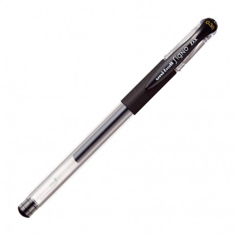 Geelpliiats korgiga UNI-BALL Signo DX UM-151 0,38mm must