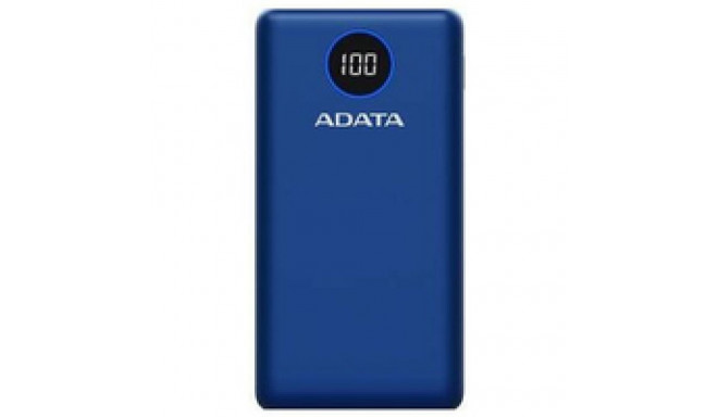 ADATA P20000QCD power bank Lithium Polymer (LiPo) 20000 mAh Blue