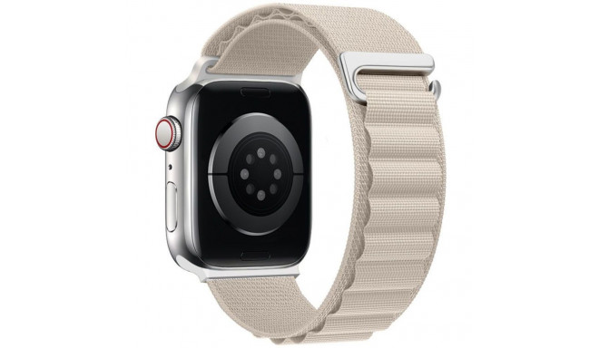 Kellarihm Trendybay Apple Watch 38/40/41mm, nailon, valge