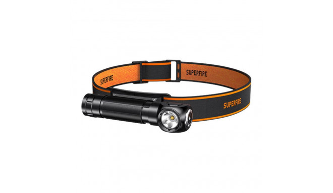 Superfire TH04 2-in-1 headlamp flashlight, 600 lm, USB-C, 5 modes, 150 m