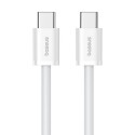 Kabel szybkiego ładowania USB-C do USB-C Baseus Superior 2 100W 2m (biały)