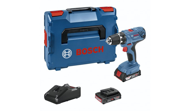 Bosch GSR 18V-21 koos 2 akuga juhtmeta puurtrell