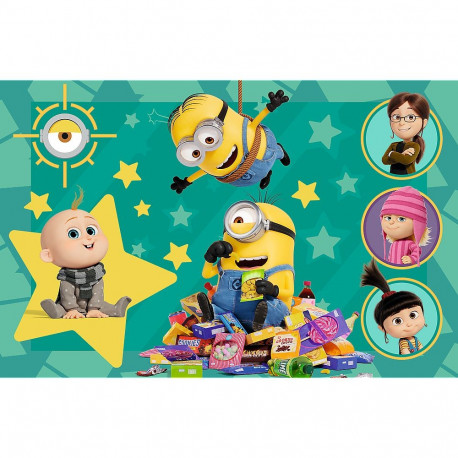 TREFL MINIONS Mini pusle Minionid, 54 osa