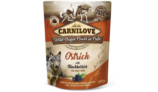 CARNILOVE PATE OSTRICH WITH BL 300G