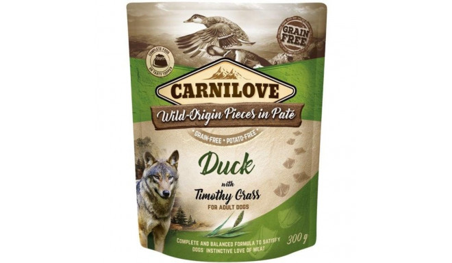 CARNILOVE DUCK WITH TIMOTHY GRASS 300G