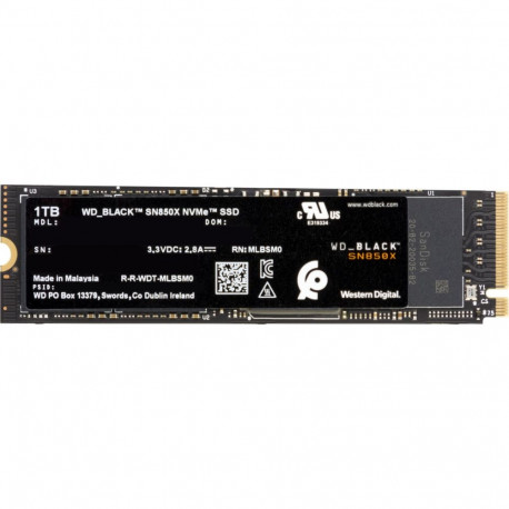 WD Black SN850X 1 Tt M.2 NVMe -SSD-kovalevy