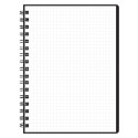 Folder in spiral binding A6 MEMO checkered color selection 60 pages