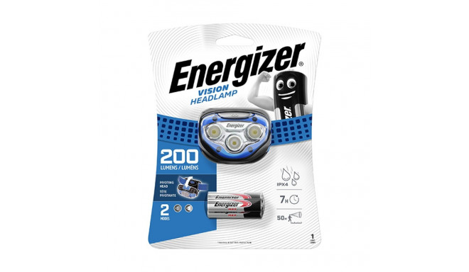 Energizer Vision Headlamp LP08771 spotlight on the head