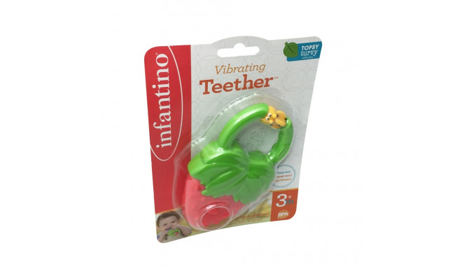 INFANTINO Vibrating Teether Strawb.