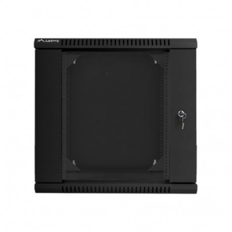 LANBERG WF02-6612-10B Lanberg seinale kinnitatav kaheosaline rack 19 lamedas pakendis 12U/600x600mm