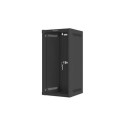 Lanberg WF10-2312-10B rack cabinet 12U Wall mounted rack Black