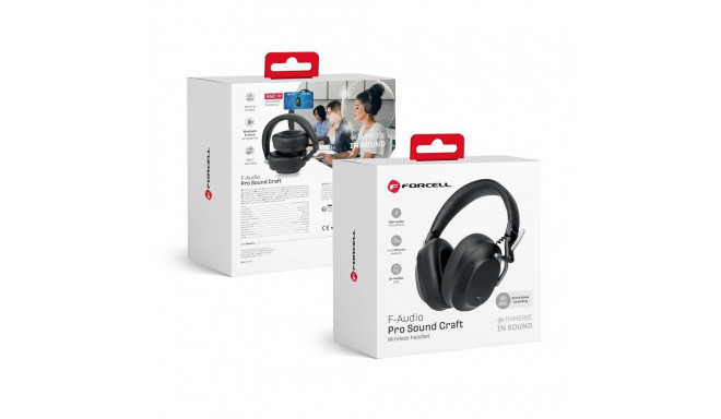 FORCELL F-AUDIO Pro Sound Craft wireless headphones bluetooth ANC black