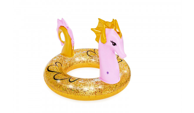 Bestway Glitter Merihobune -ujumisrõngas, 115 x 104 cm