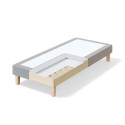 RED BED FRAME 140x200x15