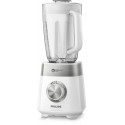 Philips Series 5000 Blender HR2224/00 800W 2l plastic jar, 3+ pulse button, white