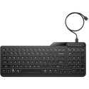 HP 405 Backlit USB-C Wired 24/7 Keyboard, Spill Resistant, Sanitizable, Programmable, Adjustable Til