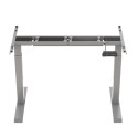 Electric desk frame LOCTEK 2-telescopic 2-motor gray