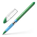 Ballpoint pen, 0,5 mm, cap, SCHNEIDER "Slider M", green