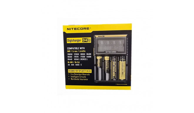 Nitecore Digicharger D4 EU Battery charger