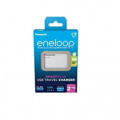 Battery Charger - PANASONIC Eneloop Smartplus BQ-CC87 4x AA 2000 mAh USB