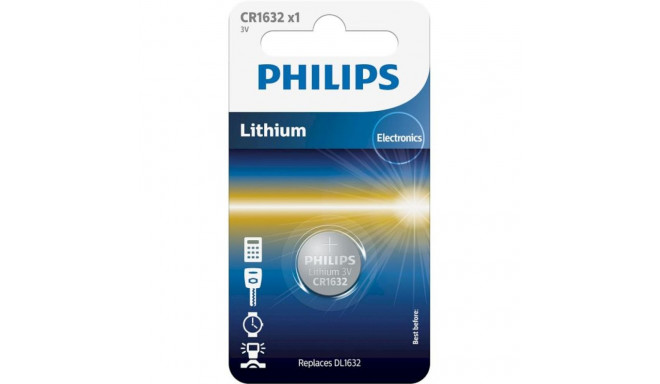 Philips CR1632 batteries 1 pc.