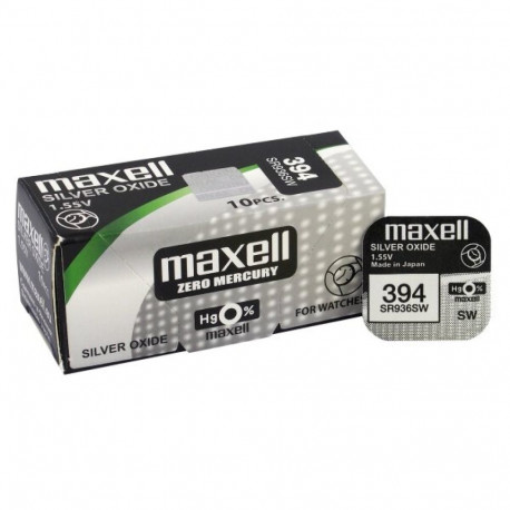Maxell 394 (SR936SW) batteries 10 pc.