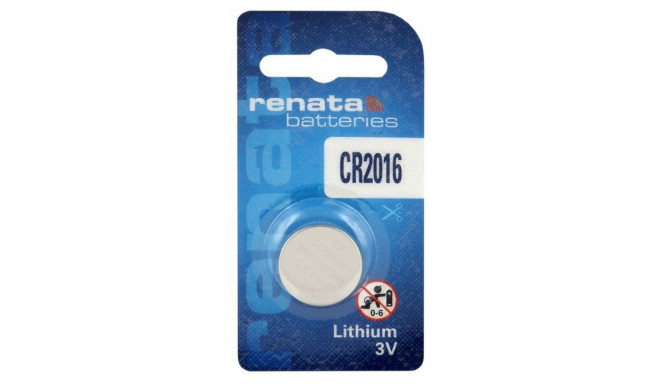 Renata CR2016 batteries 1 pc.