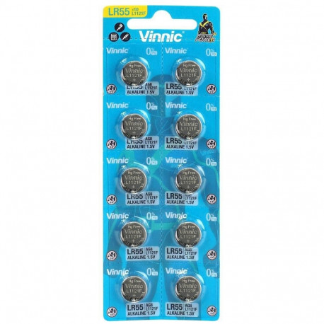 Vinnic G8 LR1121 batteries 10 pcs.