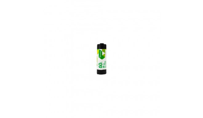 Prügikotid SORTEX, must, 60 L, 30mic,60x75cm,10tk (2 tk)