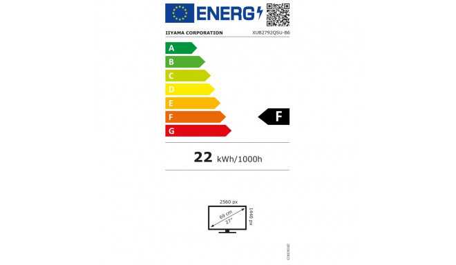 iiyama XUB2792QSU-B6 - 27'' | IPS | QHD | 0,4ms | 100Hz