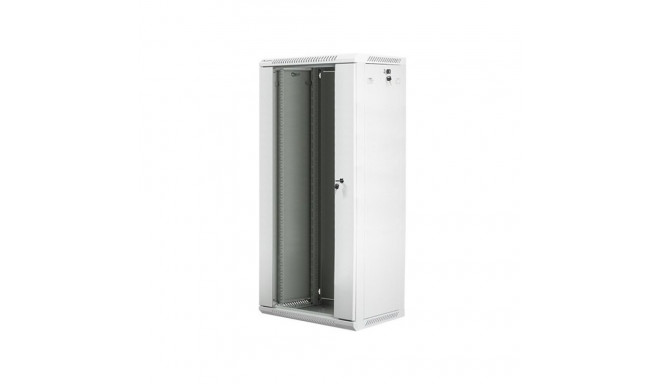 Lanberg WF01-6427-10S seinapealne rack-kapp 27U valge
