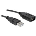 "DeLock USB 2.0 > Seriell (ST-ST) 0,8m Adapterkabel Schwarz"